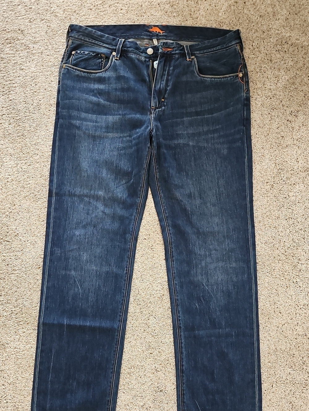 Tommy Bahama Dark Blue Slim Straight Jeans